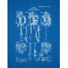 Tattooing Device Patent Print Blueprint (24" x 30") M12385