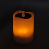 4Pcs Solar Powered LED Candle Light Yellow Flicker Tea Lamp