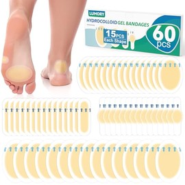 60pcs Hydrocolloid Blister Bandages - Ultimate Foot Protection