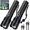18FTRabbit Rechargeable LED Flashlights High Lumens, 99,000 Lumens Super Bright