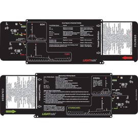 Weems & Plath Marine Navigation LIGHTrule Lights, Shapes and Maneuvering Signals Key (COLREGS, U.S. Waters)