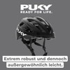PUKY Helmet M Black | Ideal for Head Circumference 54-58