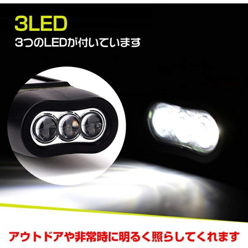 COOLEAD Hand Crank Charging Light, LED Flashlight, Hand Crank Charging,