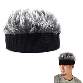 wig hat wig for men wig hat wig cap gray hair wig elastic disguise hair wig cap for men hip hop style fashion products suitable for daily wear party cosplay popular