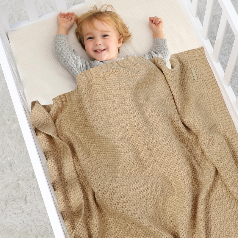 Knitted Baby Blanket, Cuddly Blanket, Odot Pram Outdoor, Children's Blanket,