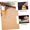 BESPORTBLE Ergonomic Stainless Steel Stirring Spoon Tweezers Latte Coffee Spoons