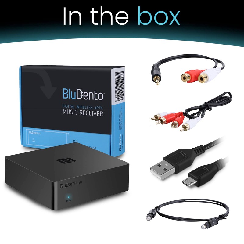 B1 Bluetooth 5.1 Hi-Fi Audio Receiver with aptX Low Latency,