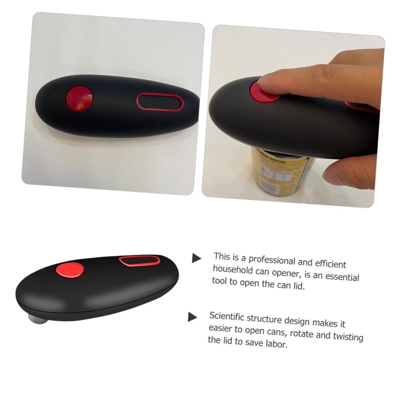 SHOWERORO Electric Can Opener Magnetic Lid Lifter Automatic Tin Opener