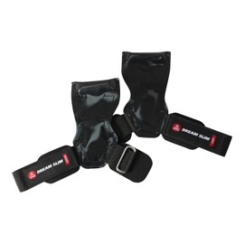 Weight Lifting Wrist Straps for Weightlifting, Lifting Deadlift & Powerlifting Grips Gloves, Adjustable Neoprene Padded Gym Workout Pull Up Lifting & Shrugs Wrist Hooks (Pair) (Black-S)