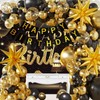 WINAROI 18th Birthday Decoration Boy Girl, Black Gold 18th Birthday