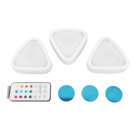 LED Remote Control Light Battery Operated Powered Portable Under Cabinet Lighting Wireless Dimmable RGB Closet Light