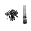 WedDecor 8mm Pyramid Shape Spike Square Studs Prong Rivets for