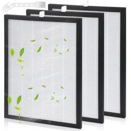 Kigniote 3 Pack HEPA Filter Compatible with Meaco Dehumidifier 20L 20LE Low Energy and Air Purifier 2 in 1 H13 Hepa Filter Replacement für Meaco Dehumidifier 20L (26x19x1cm)