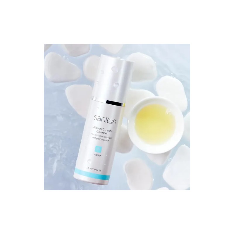 Sanitas Skincare Vitamina C Limpiador Láctico, Renovador De