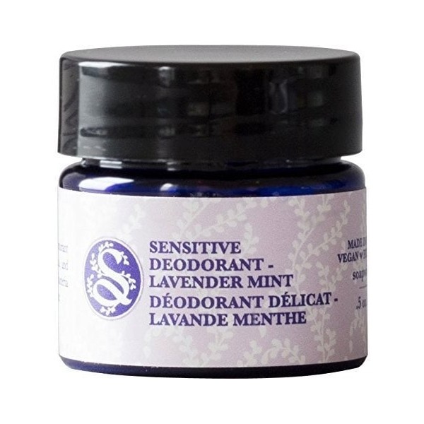 Soapwalla Deodorant Cream Sensitive Travel Size, Lavender Mint