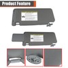 labwork Gray Sun Visor Left and Right Replacement for Toyota