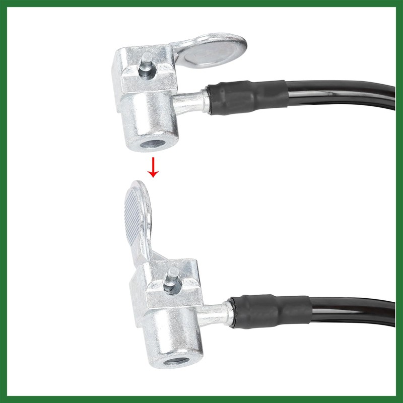 Motoforti Flexible Tyre Inflator Hose with Lock on Chuck 0.31"