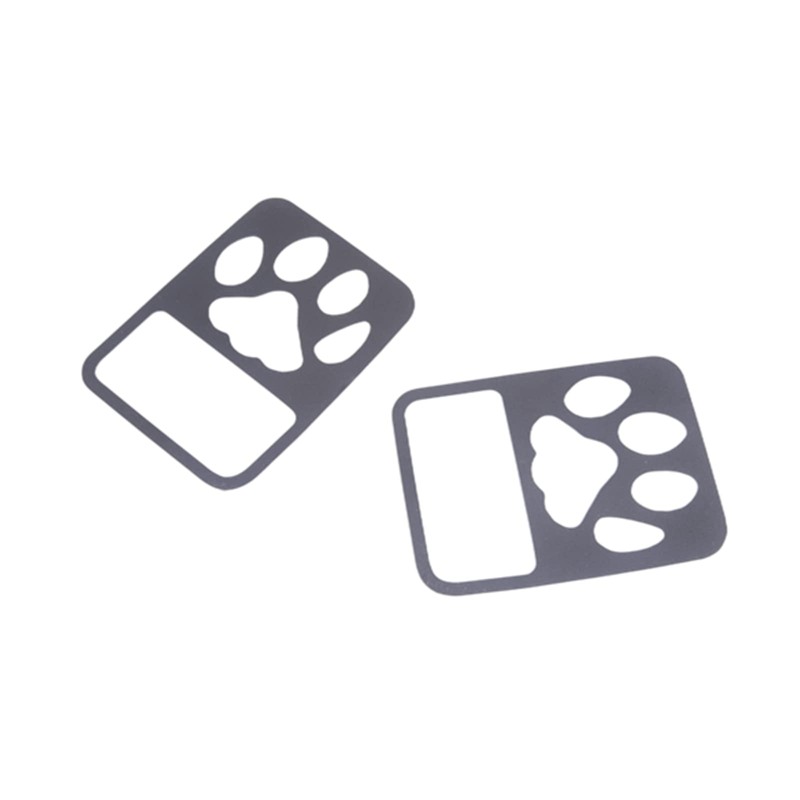 POETRYXIAO Tail Light Cover Guard with Dog Paw Style (Halogen