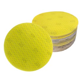 225mm 9" Drywall Sanding Discs // Multihole Aluminium Oxide Discs for Drylining // 40, 80, 120,180, 220 & Mixed Grit Packs (Packed in 10's) (120 Grit (Pack of 10))