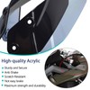 Midimttop Motorcycle Side Windshield Windscreen Side Panel Deflector Airflow Hand
