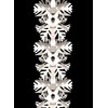 9ft Beautiful White Snowflake Garland Christmas Decoration