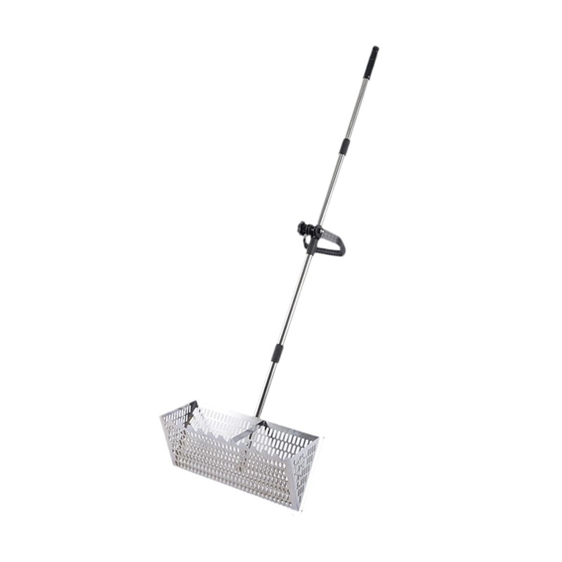Qianly Sand Rake Scooper Convenient Carbon Steel Premium Long Handle