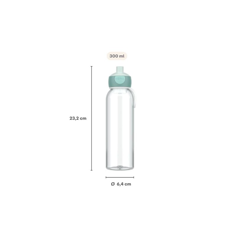 Mepal - Pop-Up Campus Water Bottle - Leak-proof Drinking Bottle