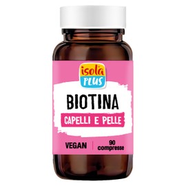 ISOLA PLUS Biotina Integratore Capelli Pelle Unghie 90 Capsule 310mg