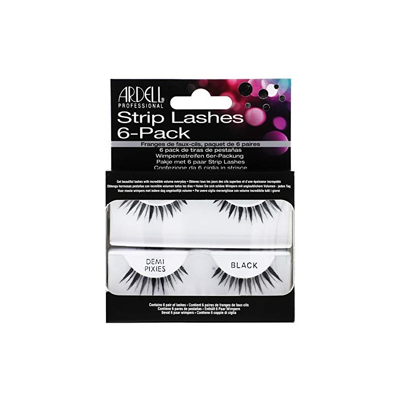 6 Pack Demi Pixies Black