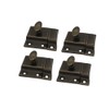 QCAA Oval Turn Cabinet Latch, for Cupboard & Other Furniture,