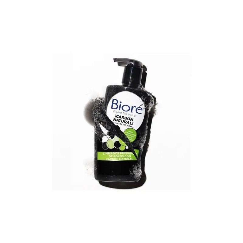 Limpiador Facial Bioré Carbón Activado Anti Puntos Negros 200ml