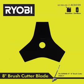 and Expand-It Ryobi Brush Cutter Blade 10in Replacement Tri Arc Heavy Duty Weed Grass Trimmer