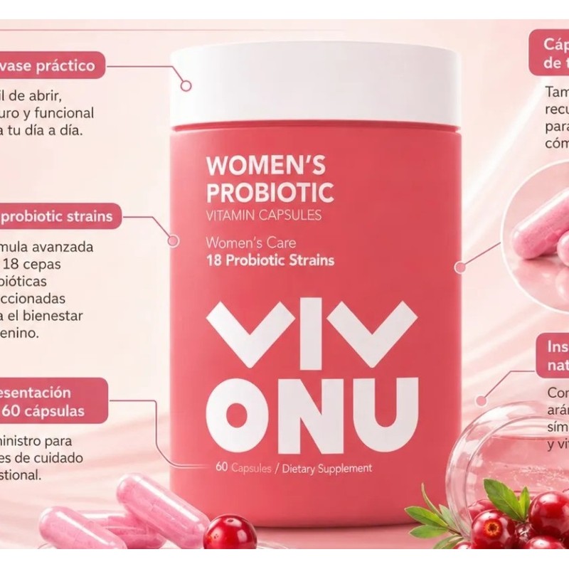 Bienestar Femenino Probiótico Flora Saludable Uso Diario