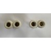 2 x John Guest PPM2312W White Polypropylene 12mm Push Fit