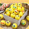 Libima 120 Pcs Face Stress Balls Bulk 2 Inch Foam