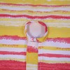 Alan Symonds STRIPED RED/MULTI OUTDOOR TABLE COVERING (TABLECLOTH 60" X