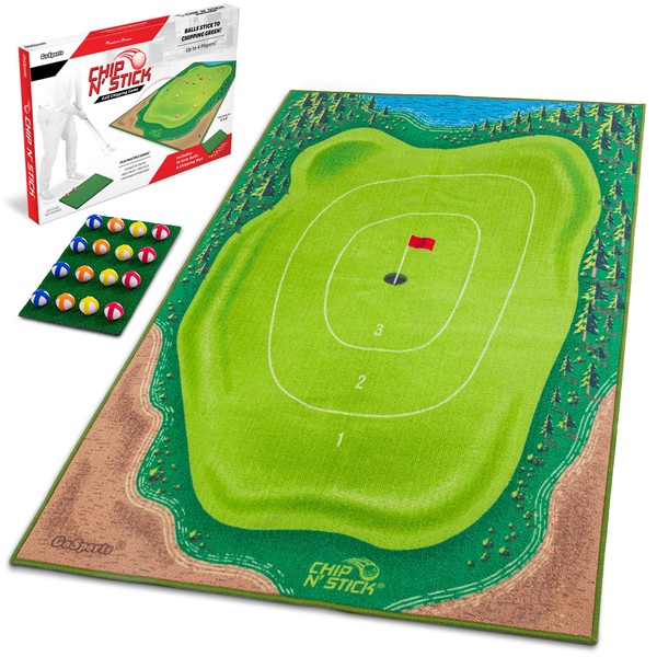 GoSports Chip N' Stick Golf Game - Includes 1 Chip