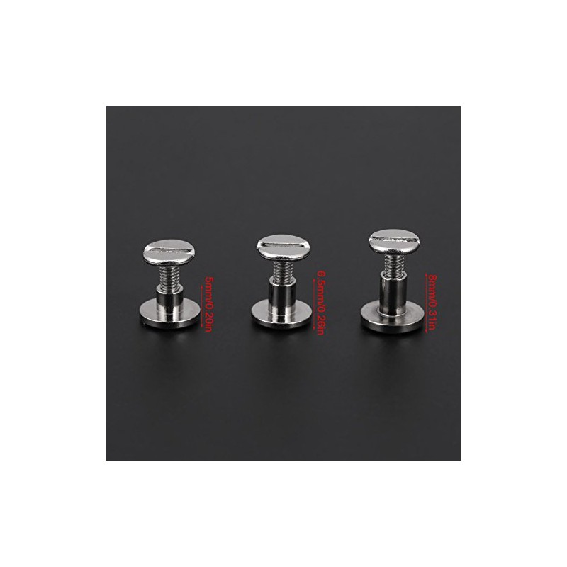 20 unids Durable Latón Roscado Cabeza Plana Tuerca Clavos Remaches