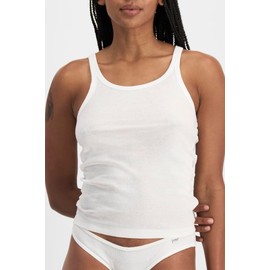 Bonds Women's Soft Chesty Tank Top in Stretchy 100% Cotton Rib for Women, 2-Pack White