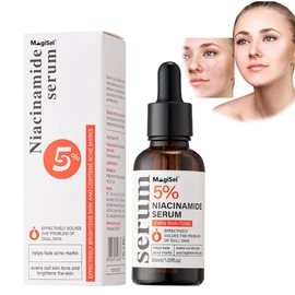 Niacinamid -Essenz, Anti-Aging Essence, Feuchthalte Essence, Deep Anti Wrinkle Essence, Porenverfeinerer, Anti-Wrinkle with Hyaluronic Acid & Vitamin C, Brightening Skin for All Skin Types, 30ml