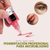 Pigmento Para Micropigmentación Maser 10ml Cejas Labios Ojos Color Chocolate