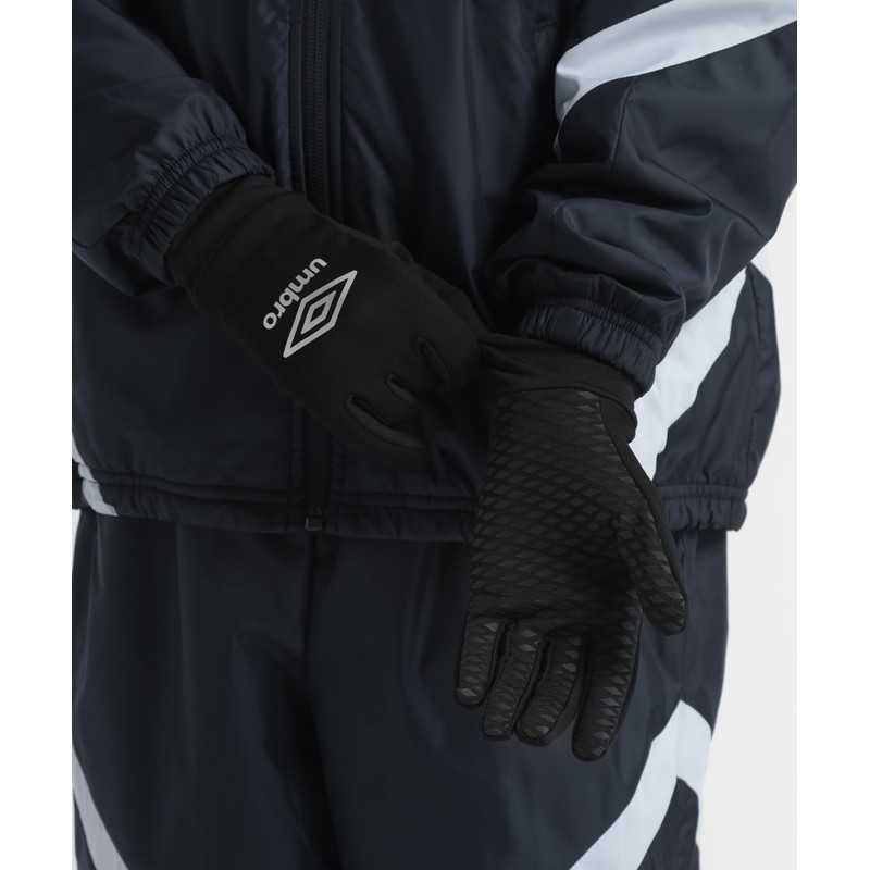 Junior Field Player Gloves UUDYJD53_BKSL_F, multicolor (black / silver)