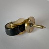 Solid Brass Caster Wheel,25mm Antique Style Casters,Moving Caster Wheels,360° Swivel