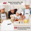 Ecoofor 24 Pieces Kids Aprons and chef hat Set, Kids