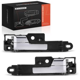 A-Premium - Interior Door Handles Front Left Driver & Right Passenger Side - Compatible with 2006 2007 2008 2009 2010 2011 2012 Ford Fusion & Lincoln MKZ, Zephyr & Mercury Milan