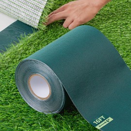 Artificial Grass Turf Tape, 6" x 16' Turf Seam Tape: Self-Adhesive Artificial Grass Seaming Tape for Indoor Outdoor Carpet Jointing, Connecting Lawn, Rug, Pet Grass Mat