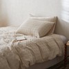 BISELINA 100% Cotton Duvet Cover Set Waffle Weave 3PCS (1