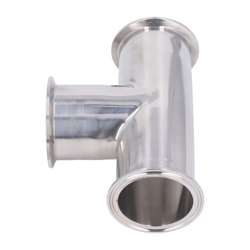 Triple Clamp Tee 3 Way 304 Stainless Steel Hose Pipe