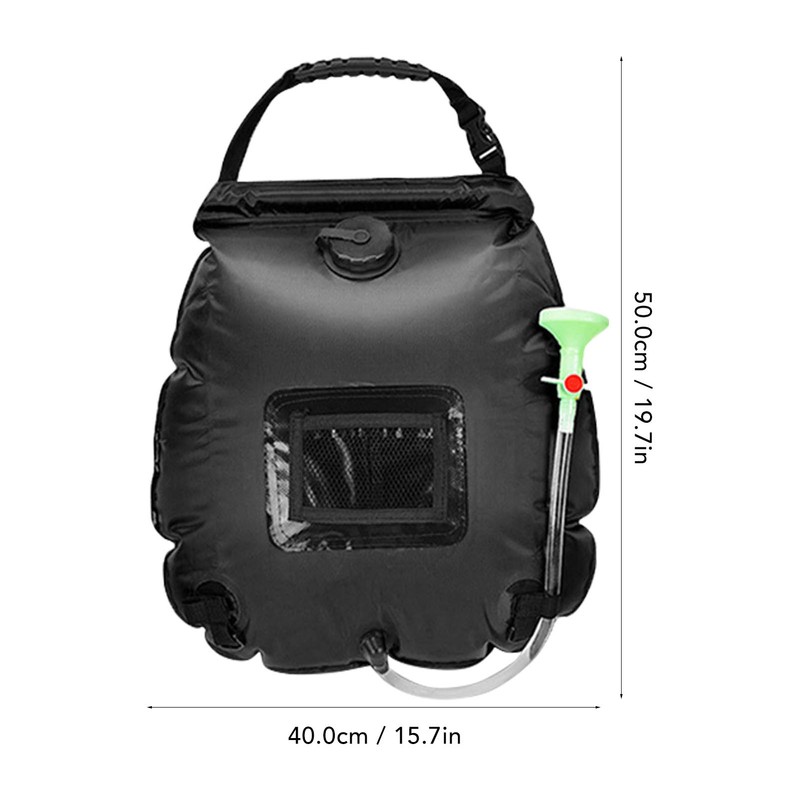 Solar Shower Bag 20L Large Capacity Water Storage Bath Accessory