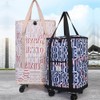 Radefasun Travel Tote Bags with Trolley Sleeve Expandable Extra Waterproof